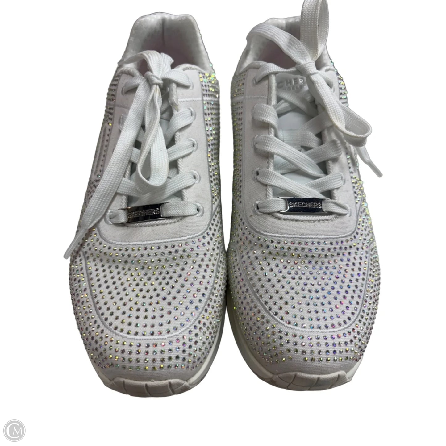 Shoes Sneakers By Skechers In White, Size: 7.5