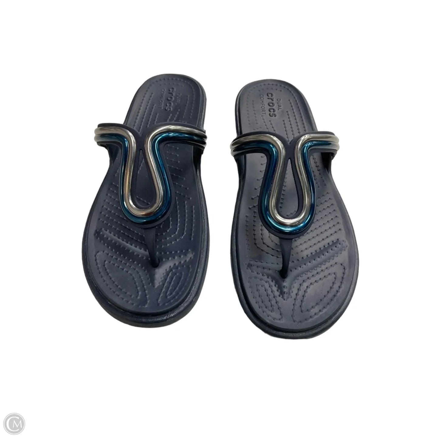 Sandals Sport By Crocs In Navy, Size: 9