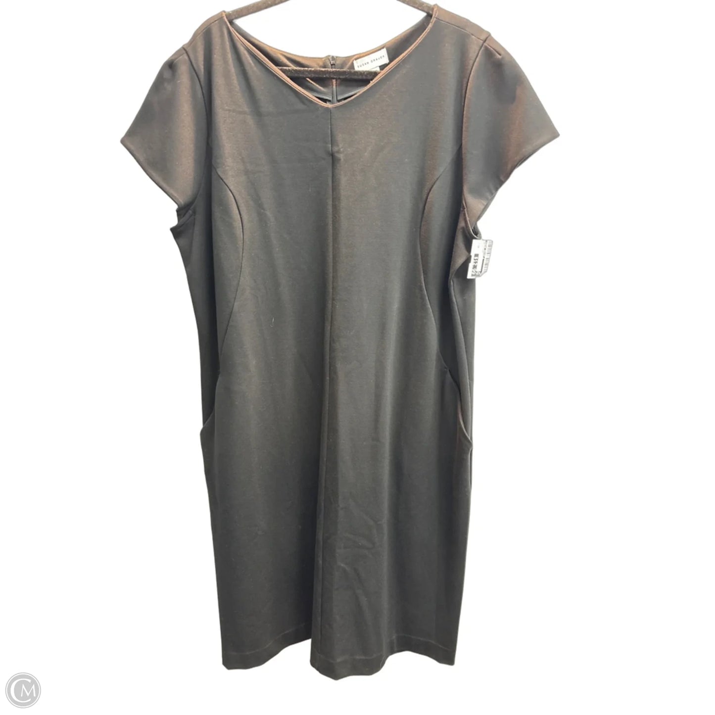 Dress Work By Susan Graver In Black, Size: 1x