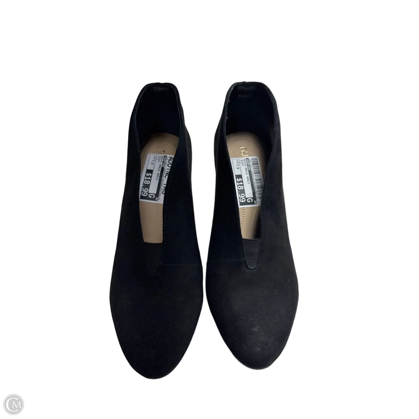 Boots Ankle Heels By Nurture In Black, Size: 7.5