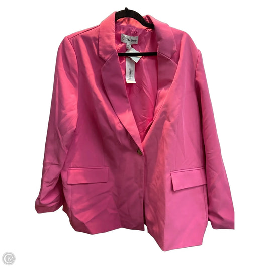 Blazer By The Drop In Pink, Size: 2x