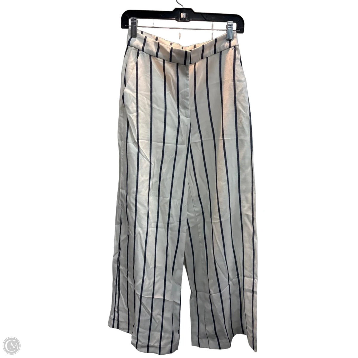 Pants Wide Leg By H&m In Striped Pattern, Size: 4