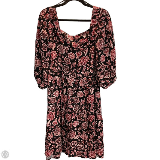 Dress Casual Short By Maurices In Black & Red, Size: 4x