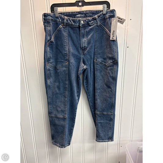 Jeans Straight By Old Navy In Blue Denim, Size: 16