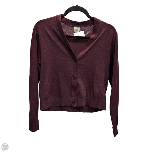 Cardigan By A New Day In Maroon, Size: Xs
