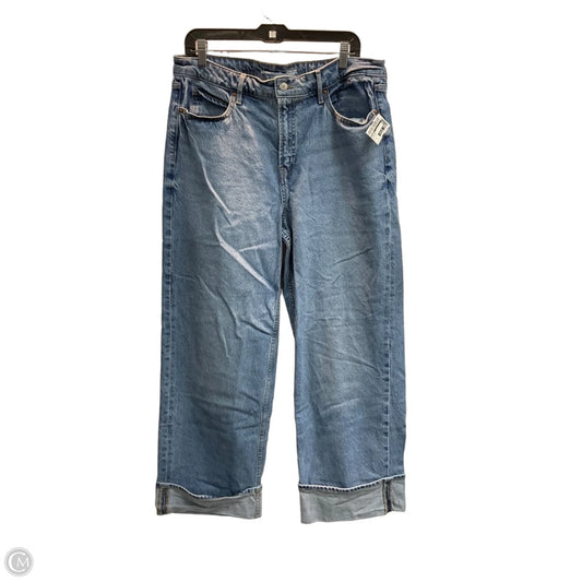 Jeans Wide Leg By Old Navy In Blue Denim, Size: 14