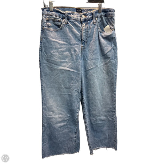 Jeans Straight By J. Crew In Blue Denim, Size: 12