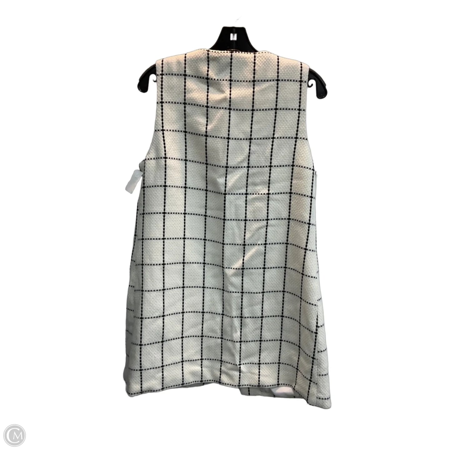 Vest Puffer & Quilted By Sanctuary In Checkered Pattern, Size: M