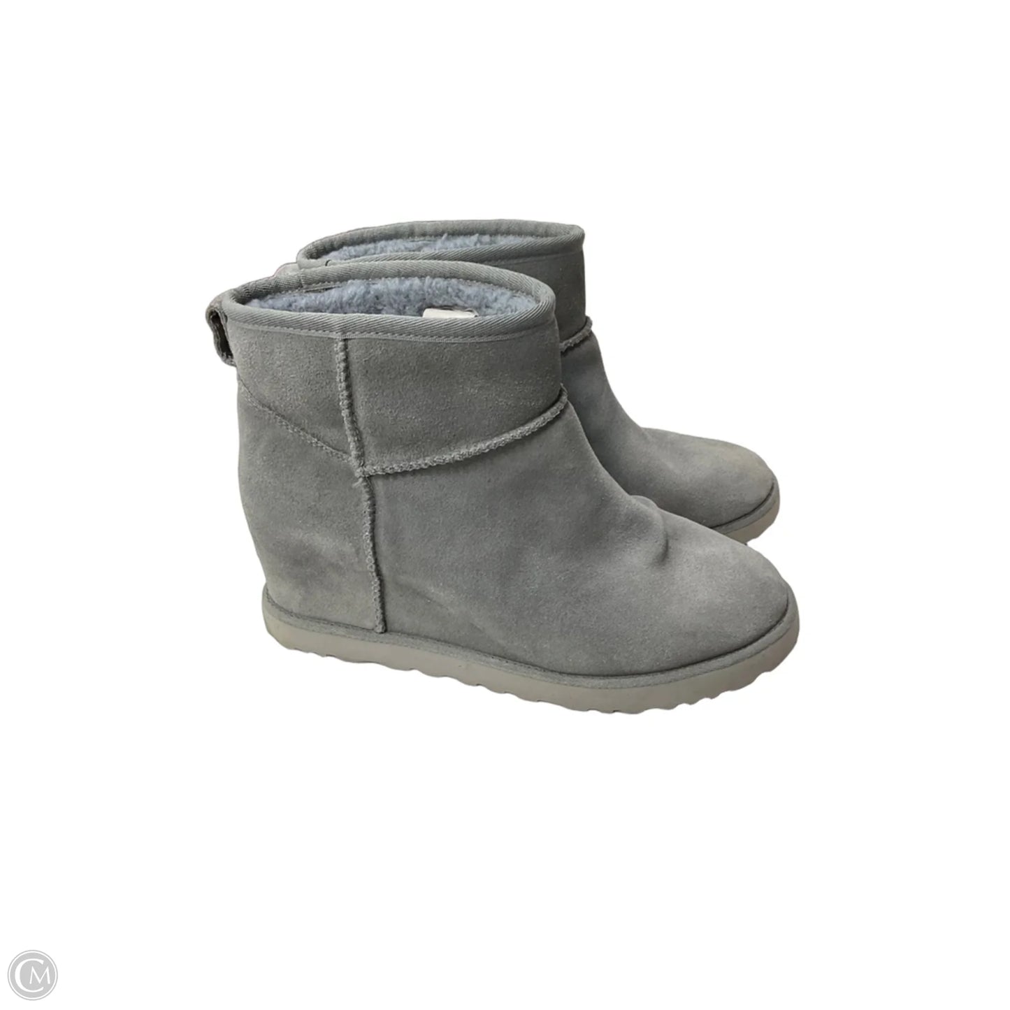 Boots Designer By Ugg In Grey, Size: 10
