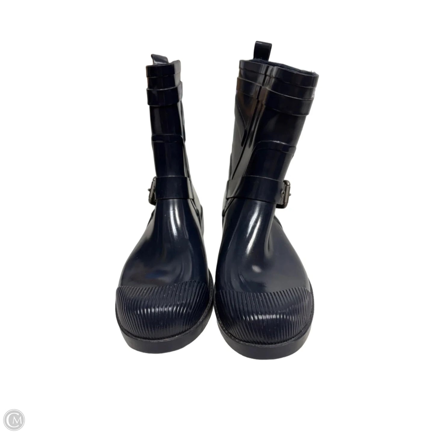 Boots Designer By Coach In Navy, Size: 9