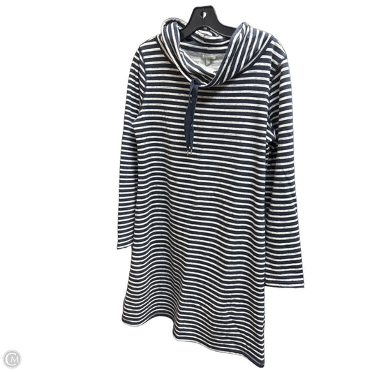 Dress Sweater By Talbots In Striped Pattern, Size: M