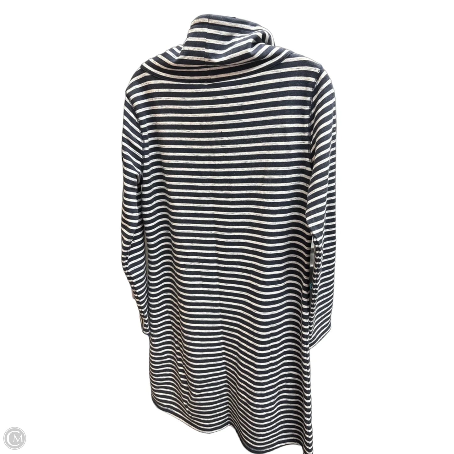 Dress Sweater By Talbots In Striped Pattern, Size: M
