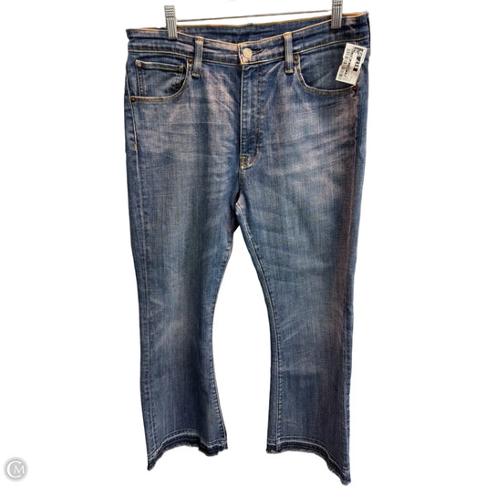 Jeans Cropped By Denim & Supply By Ralph Lauren In Blue Denim, Size: 12