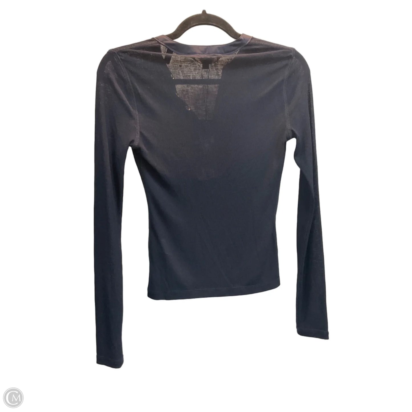 Top Long Sleeve By Veronica Beard In Navy, Size: Xs