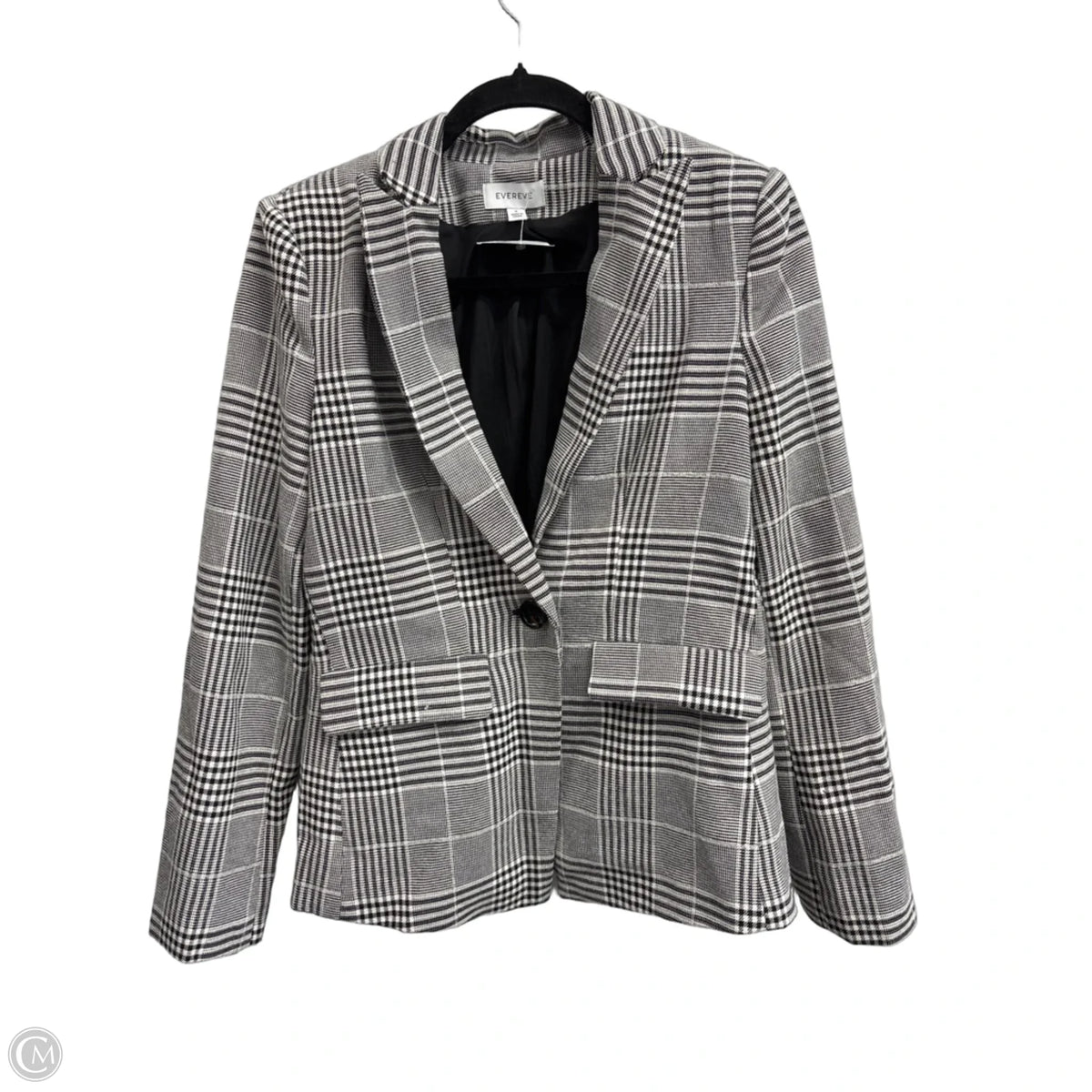 Blazer By Evereve In Plaid Pattern, Size: S