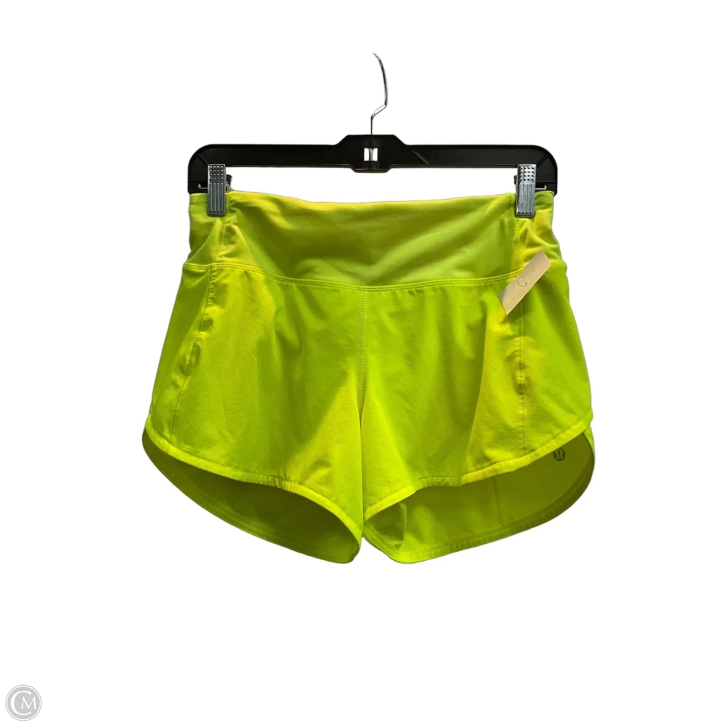 Athletic Shorts By Lululemon In Chartreuse, Size: S