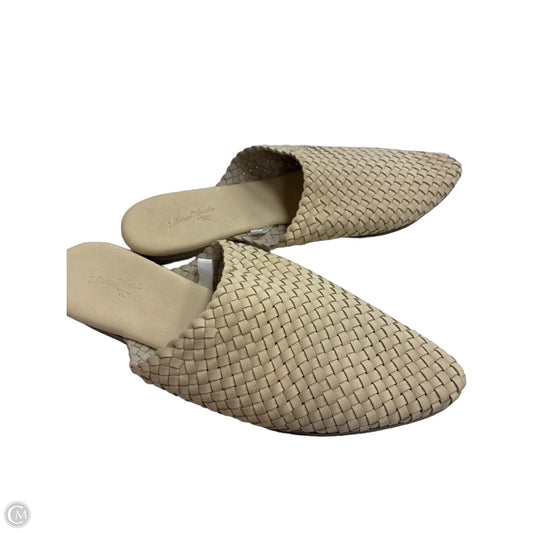 Shoes Flats By Universal Thread In Cream, Size: 10