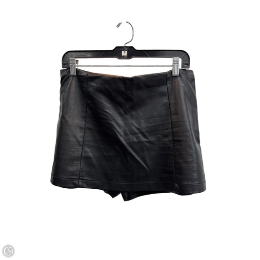 Skort By Peach In Black, Size: 16