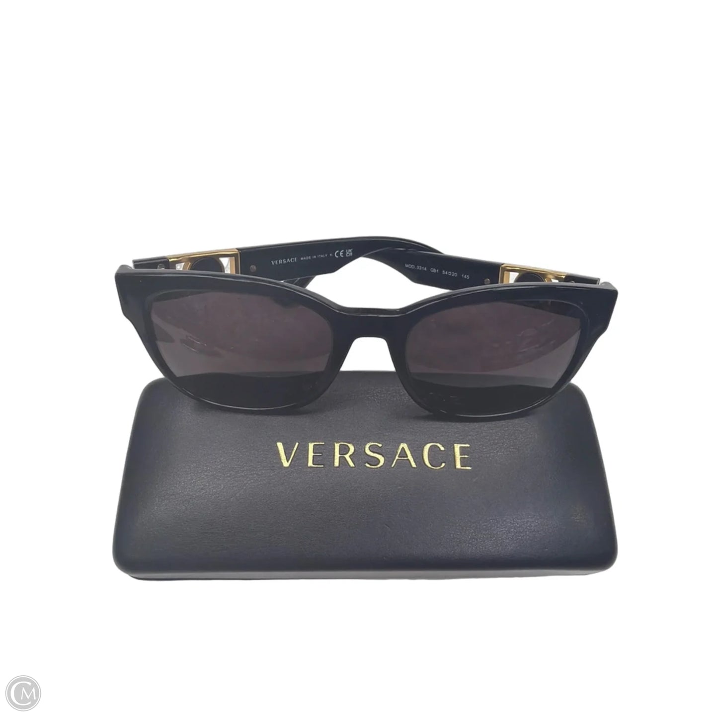 Sunglasses Luxury Designer By Versace, Size: