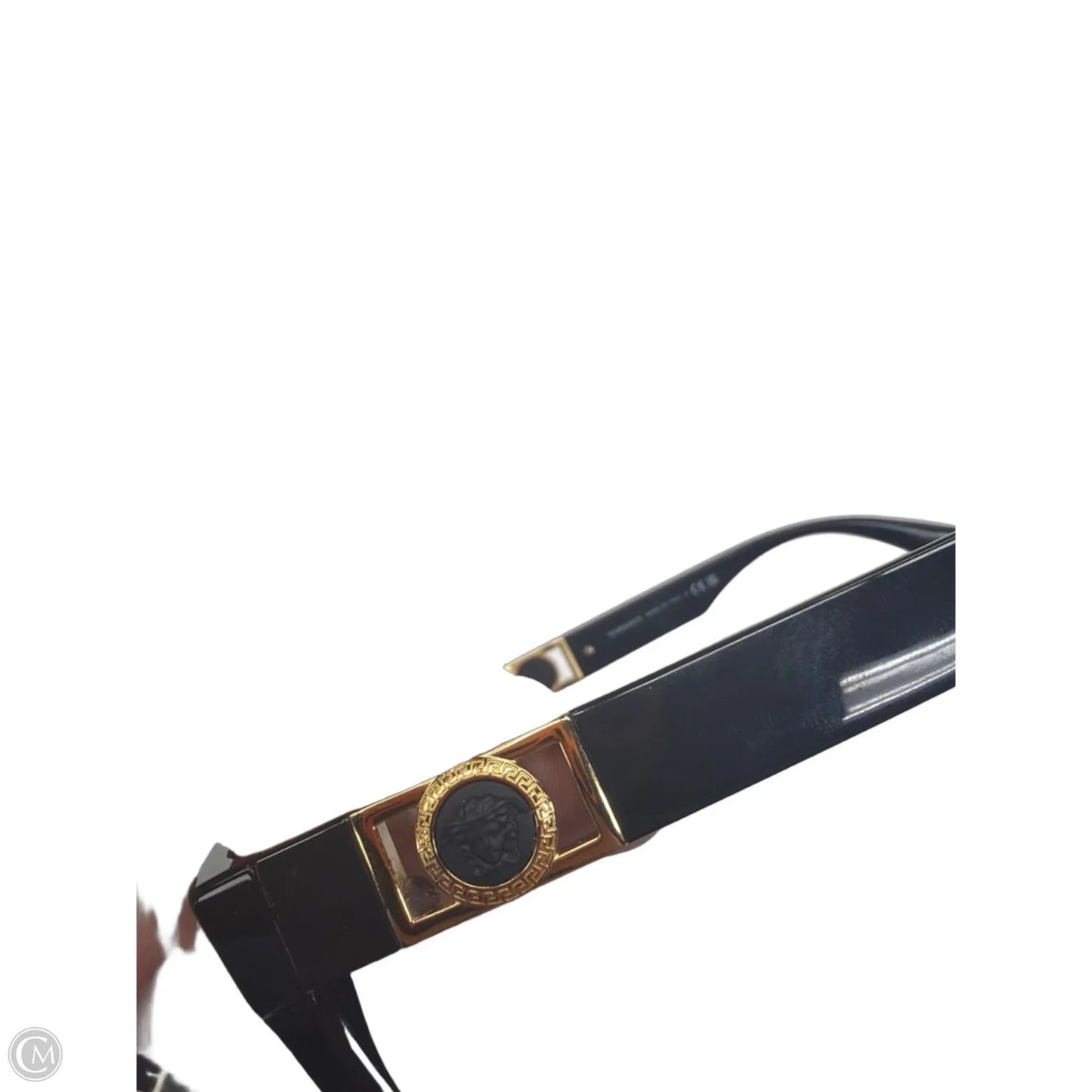 Sunglasses Luxury Designer By Versace, Size: