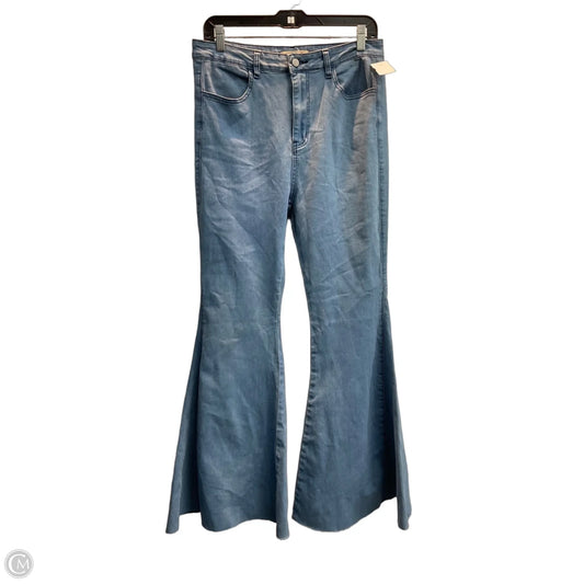 Jeans Flared By Three Bird Nest In Blue Denim, Size: 12