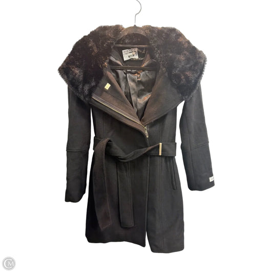 Coat Parka By Calvin Klein In Black, Size: Xxs