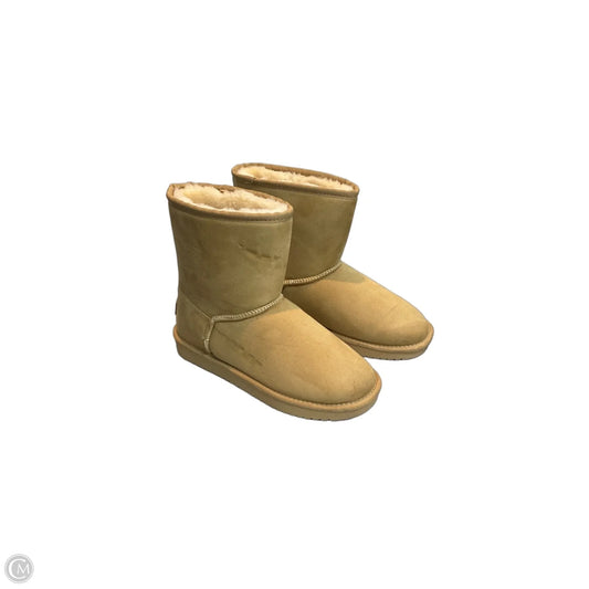 Boots Snow By Clothes Mentor In Tan, Size: 10