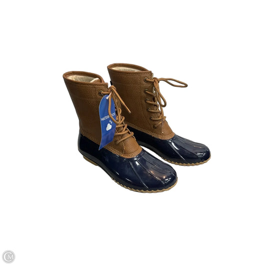 Boots Snow By Jbu By Jambu In Blue & Brown, Size: 7