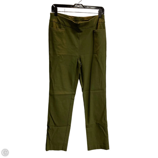 Pants Leggings By Chicos In Green, Size: 8