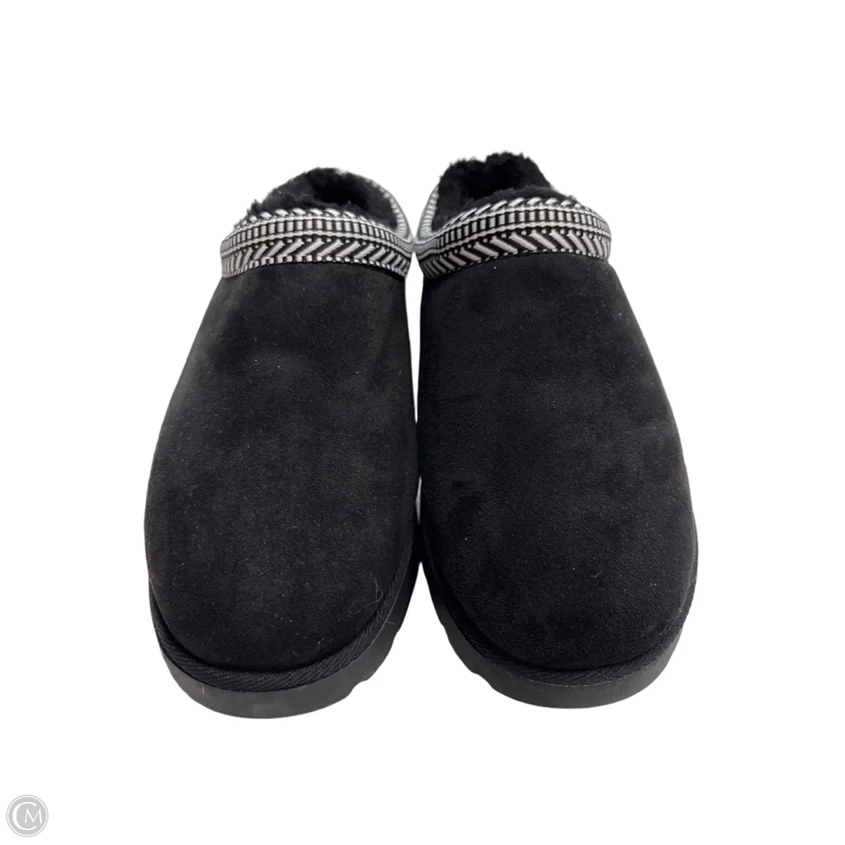 Slippers By Clothes Mentor In Black, Size: 9
