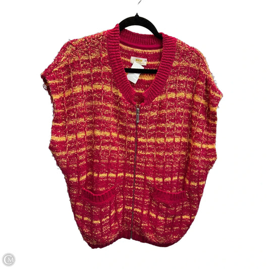 Vest Sweater By Maeve In Multi-colored, Size: L
