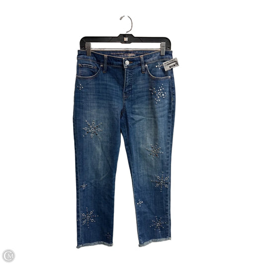 Jeans Straight By Chicos In Blue Denim, Size: 2