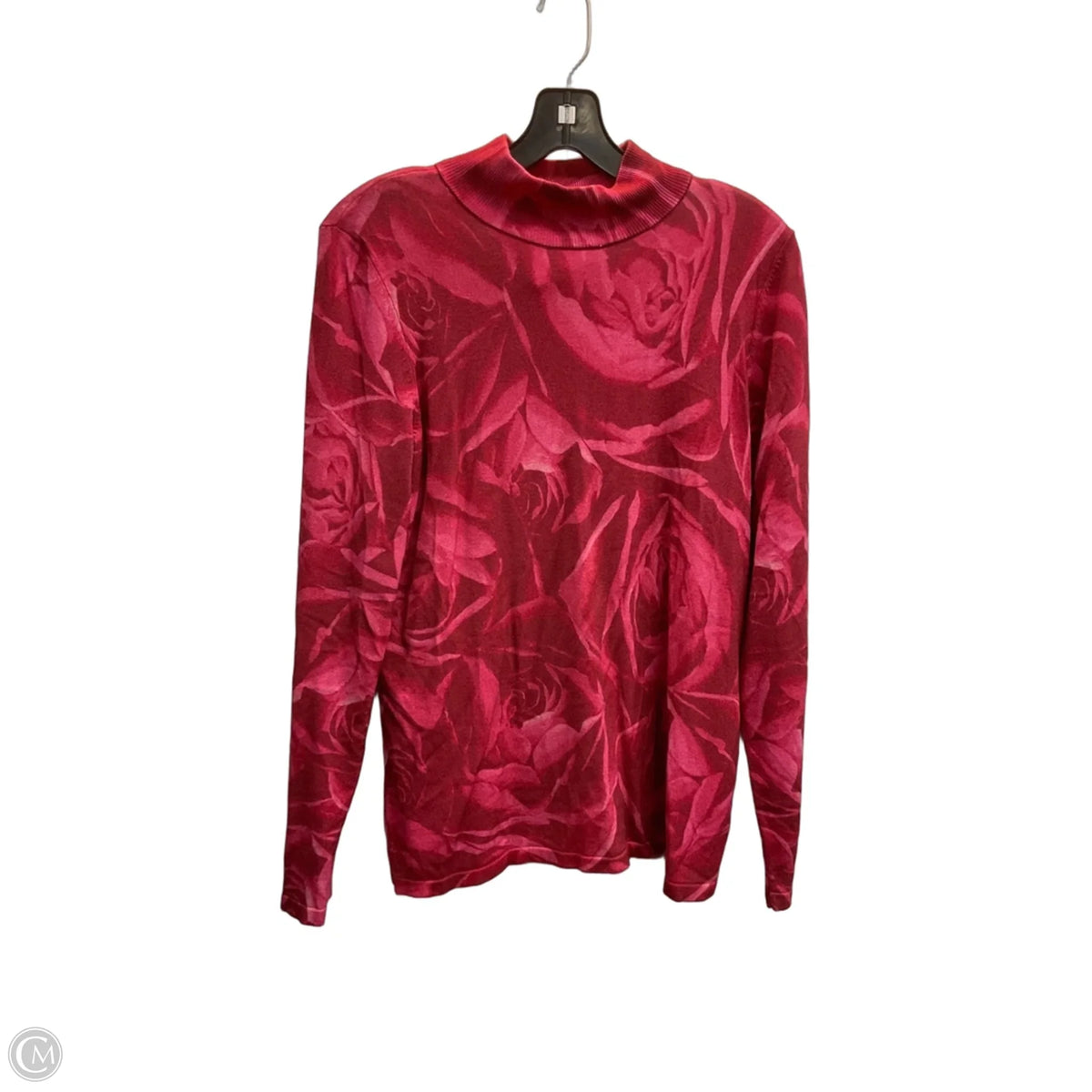 Sweater By Chicos In Pink, Size: M