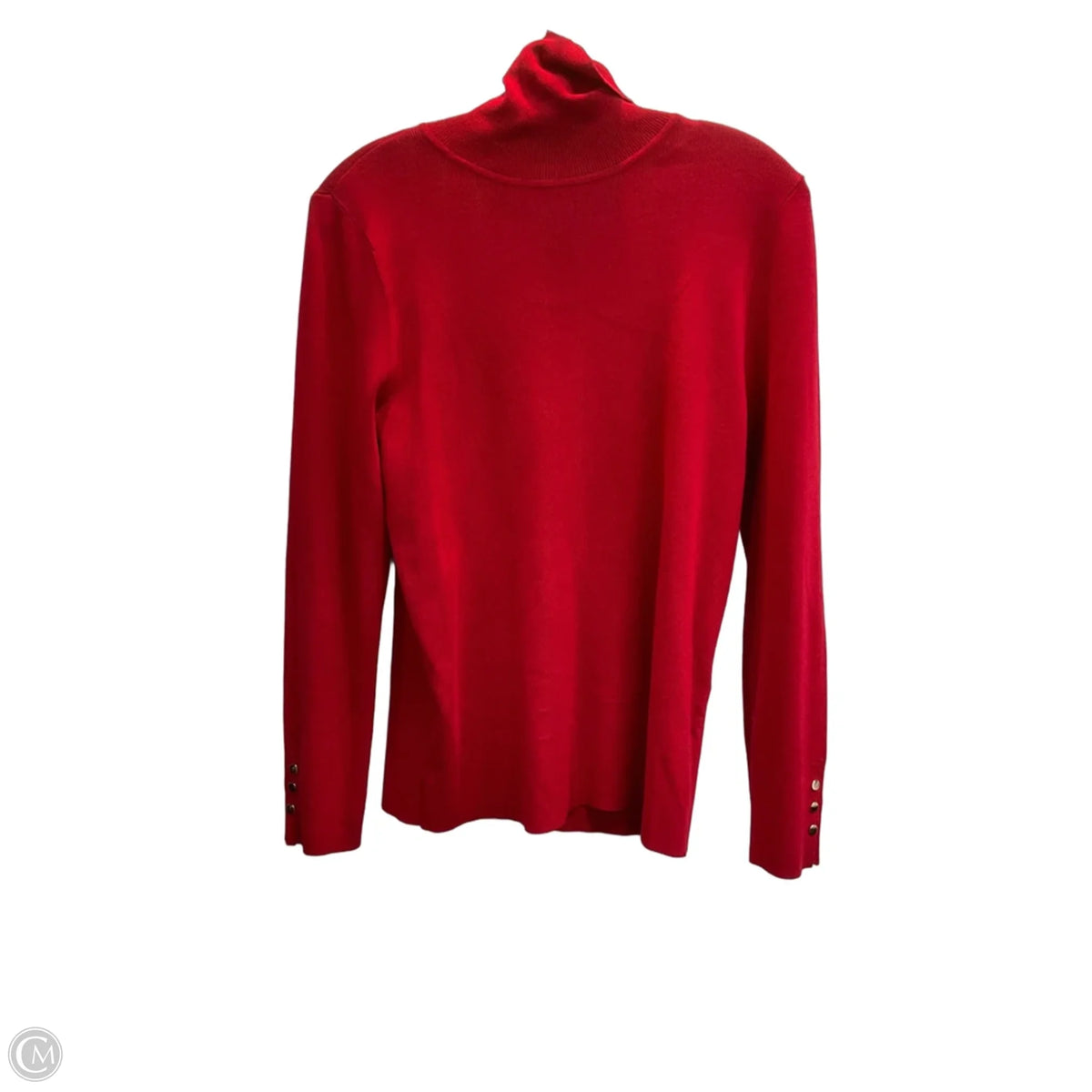 Sweater By Chicos In Red, Size: M
