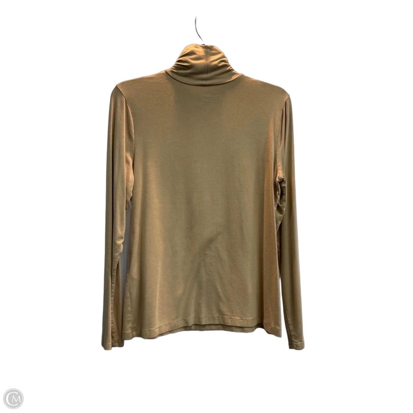 Top Long Sleeve Basic By Chicos In Tan, Size: M