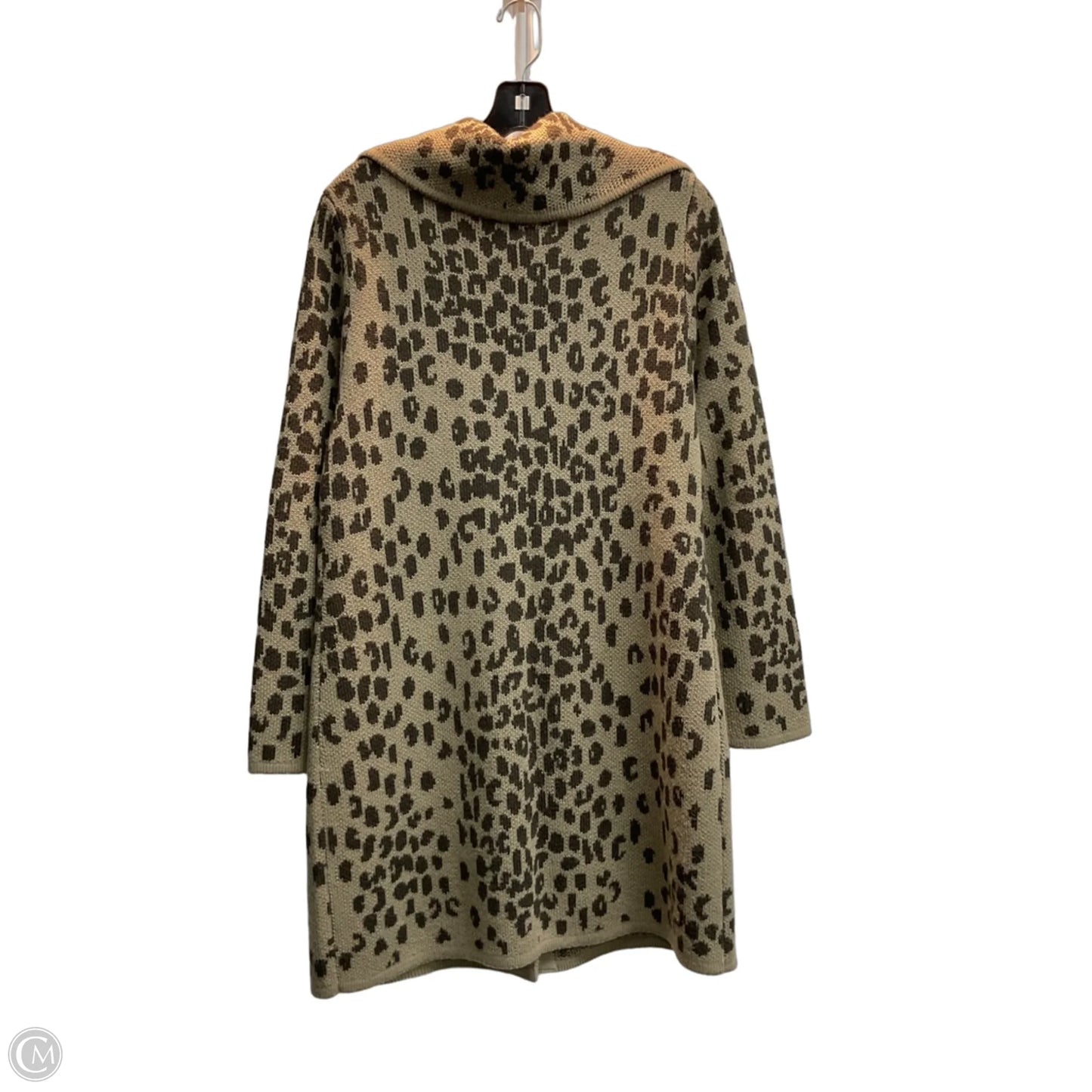 Sweater By Chicos In Leopard Print, Size: M
