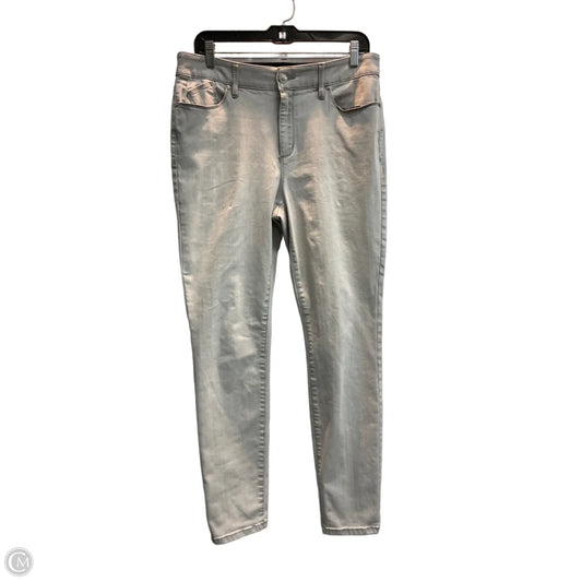 Jeans Jeggings By Chicos In Grey, Size: 10