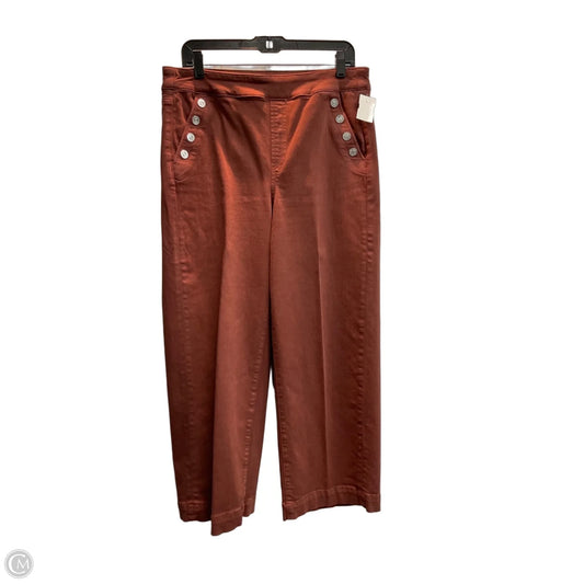 Jeans Wide Leg By Chicos In Brown, Size: 10