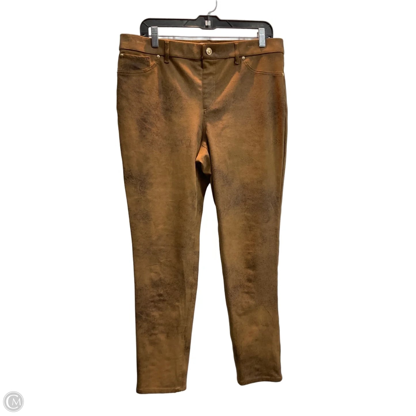Pants Leggings By Chicos In Brown, Size: 10