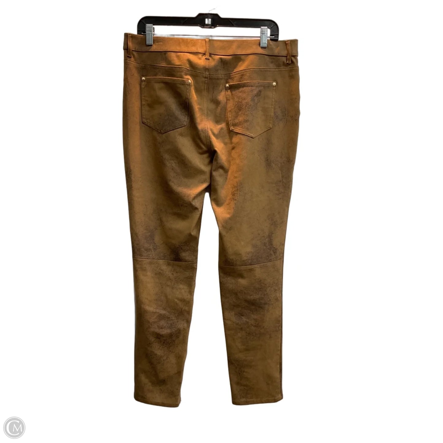 Pants Leggings By Chicos In Brown, Size: 10