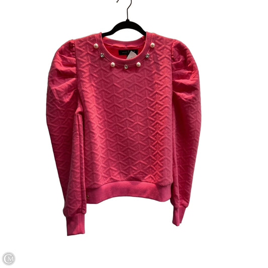 Sweatshirt Crewneck By Simply Southern In Pink, Size: S