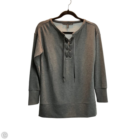 Sweatshirt Crewneck By White House Black Market In Grey, Size: Xxs