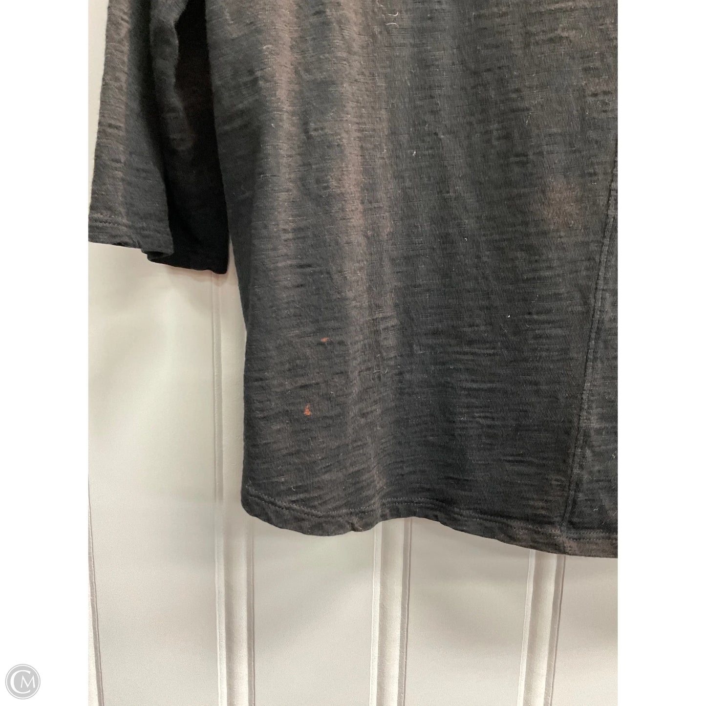 Top 3/4 Sleeve Basic By Chicos In Black, Size: L