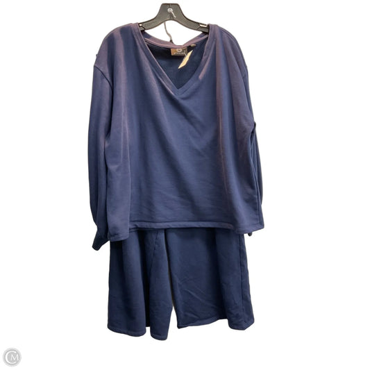 Lounge Set Pants By G By Giuliana In Navy, Size: Xl