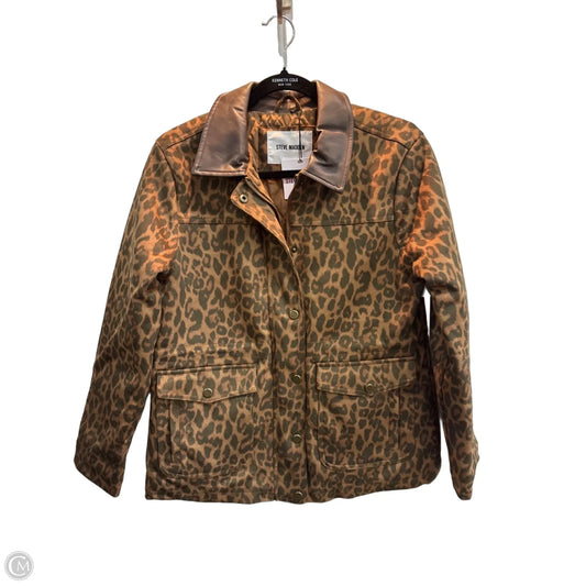 Jacket Puffer & Quilted By Steve Madden In Leopard Print, Size: S