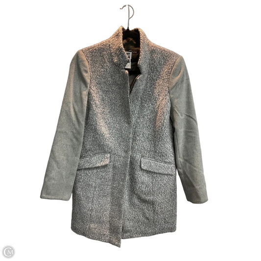 Jacket Faux Fur & Sherpa By Kenneth Cole In Grey, Size: Xs