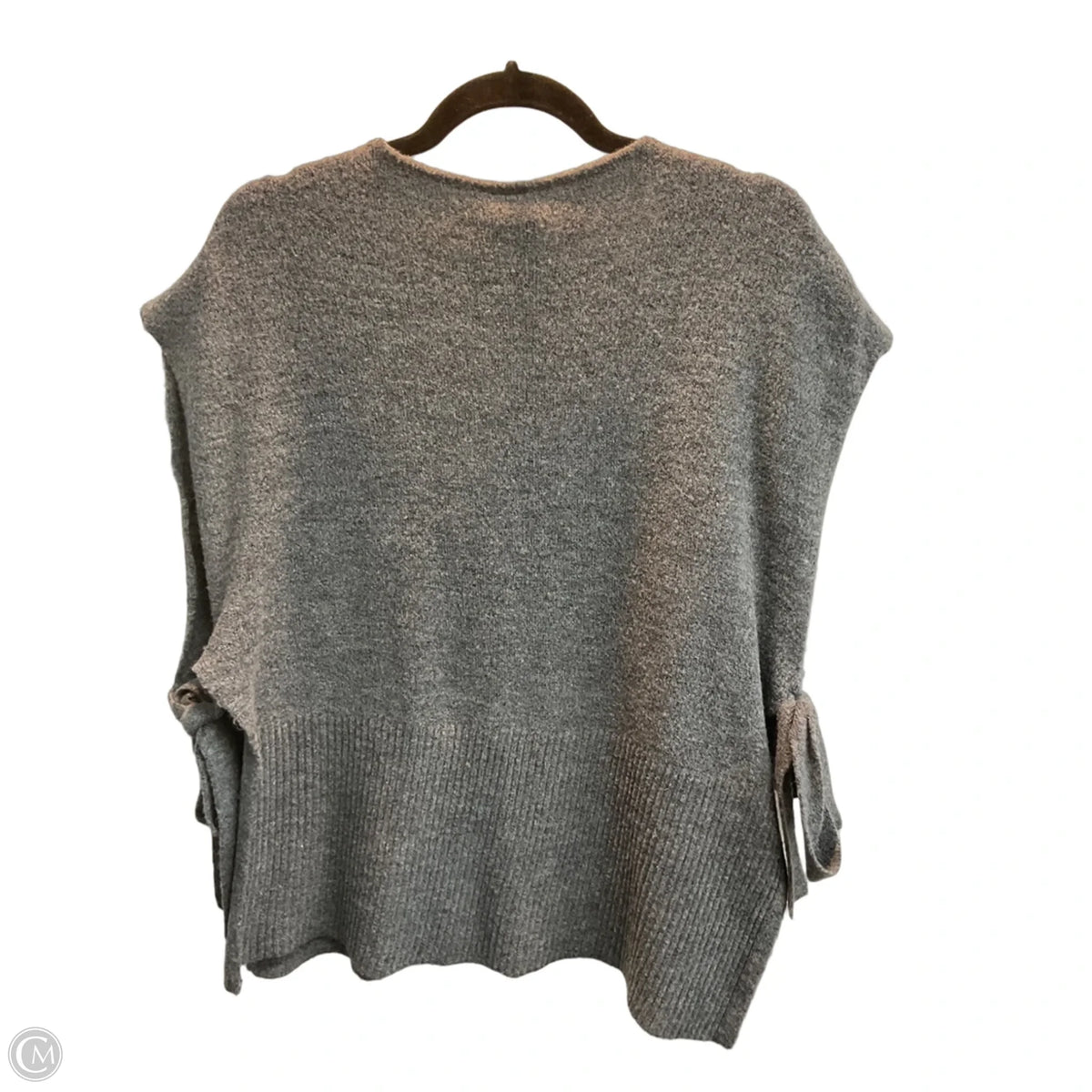 Vest Sweater By Xcvi In Grey, Size: M