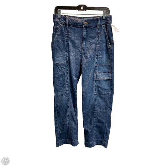 Jeans Cropped By Chicos In Blue Denim, Size: 6