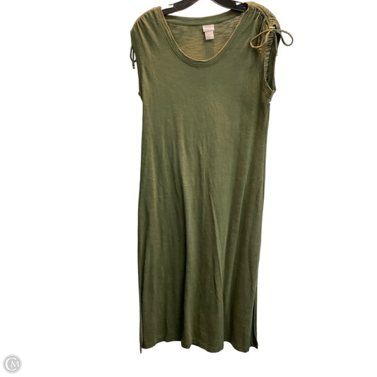 Dress Casual Maxi By Chicos In Green, Size: S