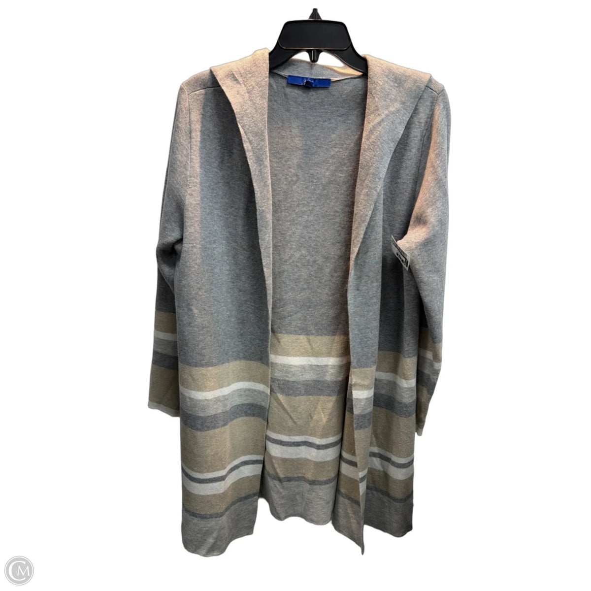Cardigan By Apt 9 In Grey, Size: L